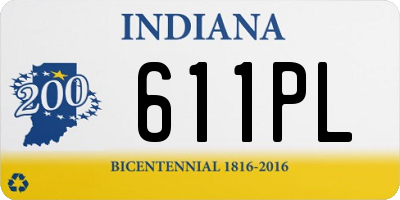 IN license plate 611PL