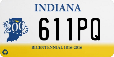 IN license plate 611PQ