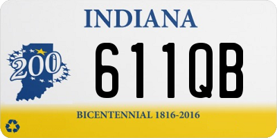 IN license plate 611QB