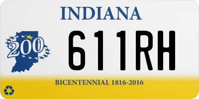 IN license plate 611RH