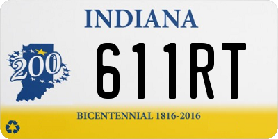 IN license plate 611RT