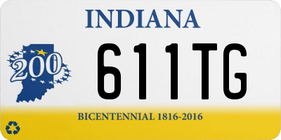 IN license plate 611TG