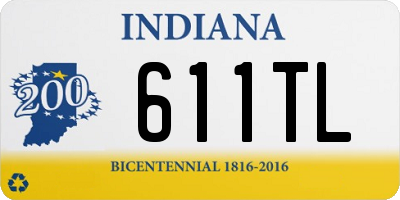 IN license plate 611TL