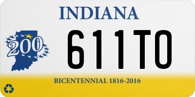 IN license plate 611TO