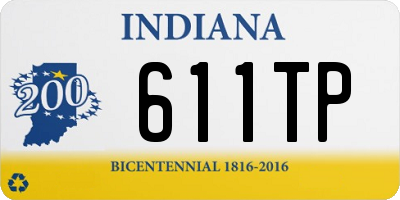 IN license plate 611TP