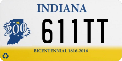 IN license plate 611TT