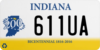 IN license plate 611UA