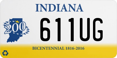 IN license plate 611UG