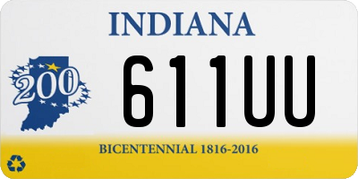 IN license plate 611UU