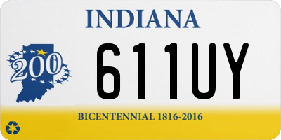 IN license plate 611UY
