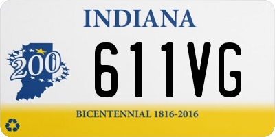 IN license plate 611VG