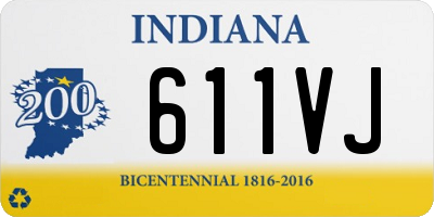 IN license plate 611VJ