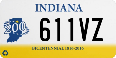 IN license plate 611VZ