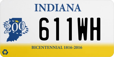 IN license plate 611WH
