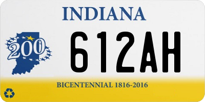 IN license plate 612AH