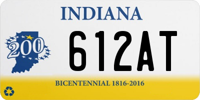 IN license plate 612AT