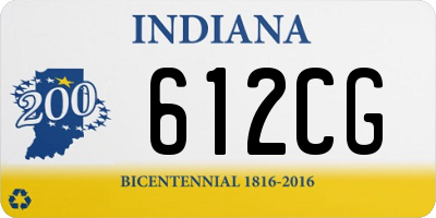 IN license plate 612CG