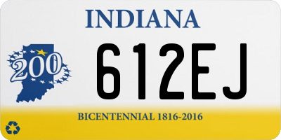 IN license plate 612EJ