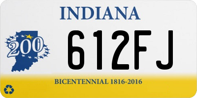 IN license plate 612FJ