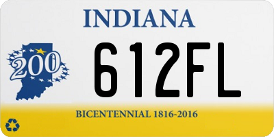 IN license plate 612FL