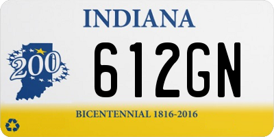 IN license plate 612GN