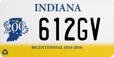 IN license plate 612GV