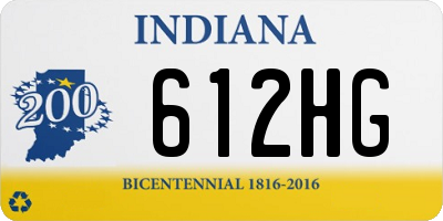 IN license plate 612HG