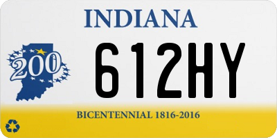 IN license plate 612HY