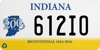 IN license plate 612IO