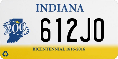 IN license plate 612JO