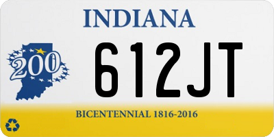IN license plate 612JT
