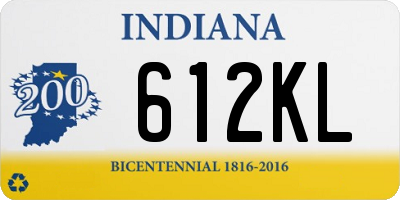 IN license plate 612KL