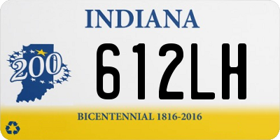 IN license plate 612LH