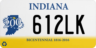 IN license plate 612LK