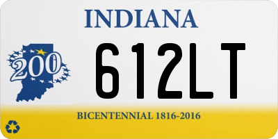 IN license plate 612LT