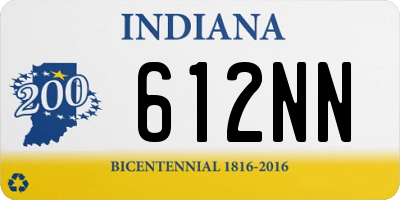 IN license plate 612NN