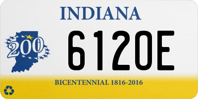 IN license plate 612OE