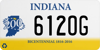 IN license plate 612OG