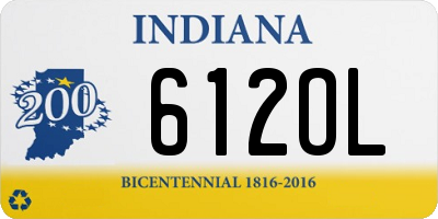 IN license plate 612OL