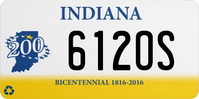 IN license plate 612OS