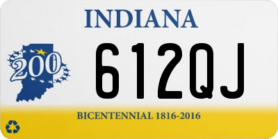 IN license plate 612QJ