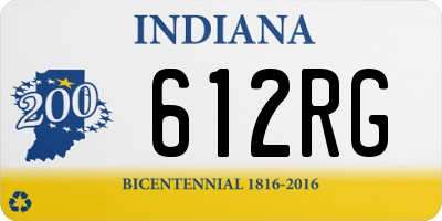 IN license plate 612RG