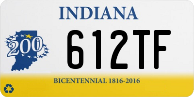 IN license plate 612TF