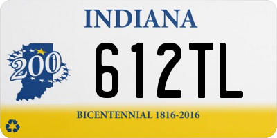 IN license plate 612TL