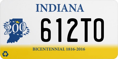 IN license plate 612TO