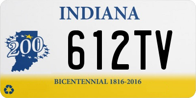 IN license plate 612TV