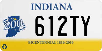 IN license plate 612TY