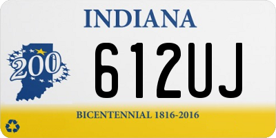 IN license plate 612UJ