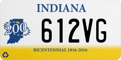 IN license plate 612VG