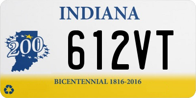 IN license plate 612VT